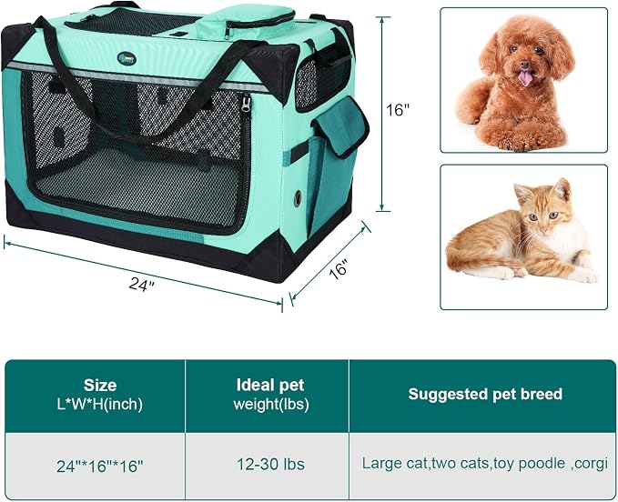Ownpets Extra Large Cat Carrier - Image 8