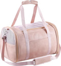 Fashion Leather Dog Carrier Cat Carrier Airline Approved Pet Carrier by StylishConfidentElegant