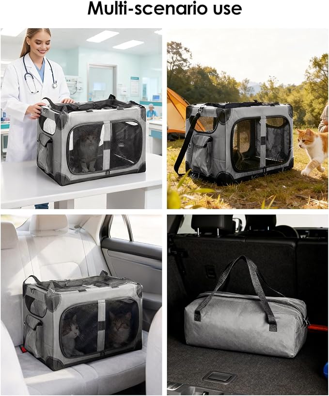 Extra Large Cat Carrier for 2 Cats, XL - Image 4