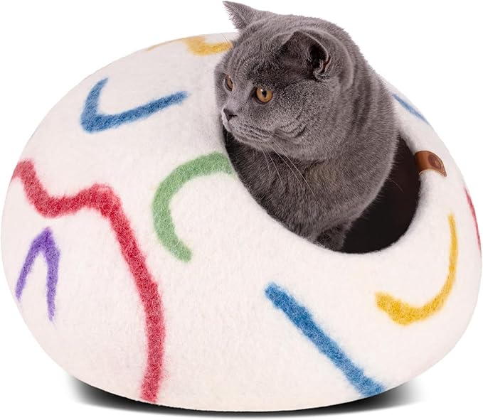 MEOWFIA Cat Cave – Premium Felt Cat Bed by MEOWFIA
