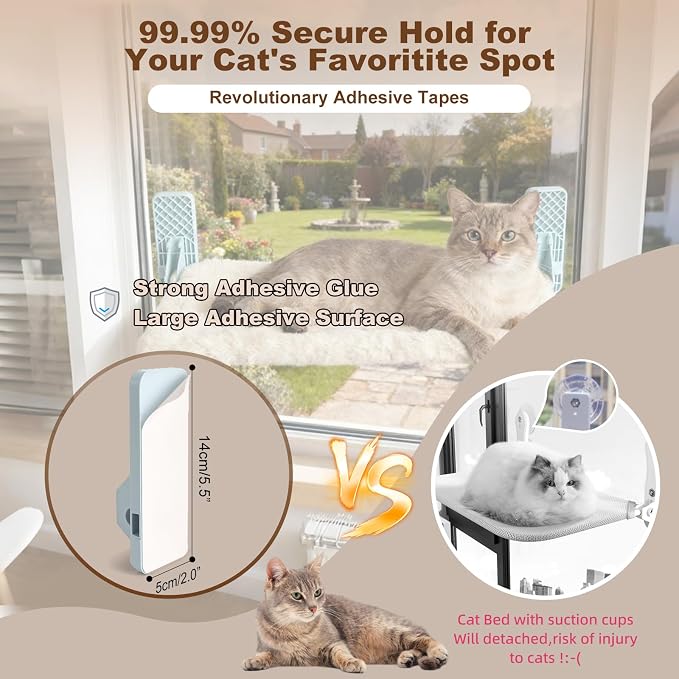 Revolutionary Cat Window Perch Hammock - Image 2
