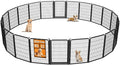 Wide Gate Dog Fence Outdoor Pens Outside, Portable Dog Play Pen 40" H 22 Panels by Unknown
