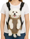 Dog Backpack Carrier, Adjustable Pet Front Carriers, Legs Out Carrying Sling by Unknown