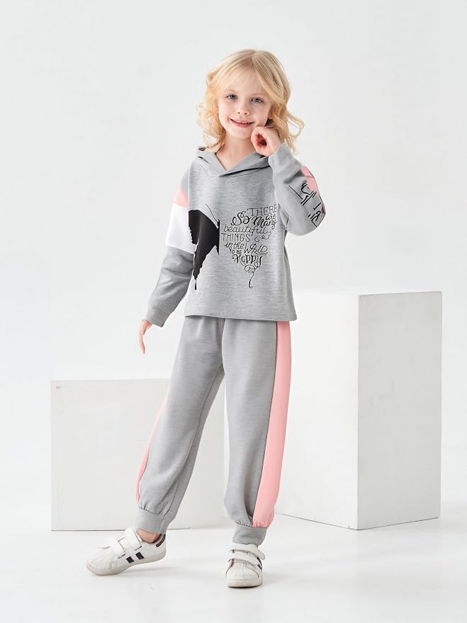 Toddler Baby Girls Clothes Long-sleeve Tie Dye Hoodie Sweatshirt Pants Hooded - Image 3