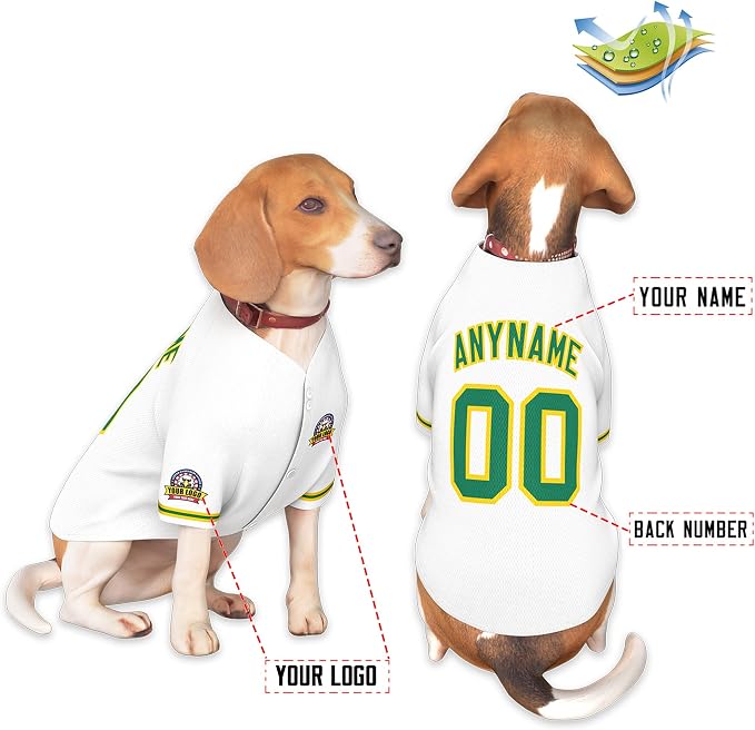 Custom Dog Baseball Jersey - Image 3