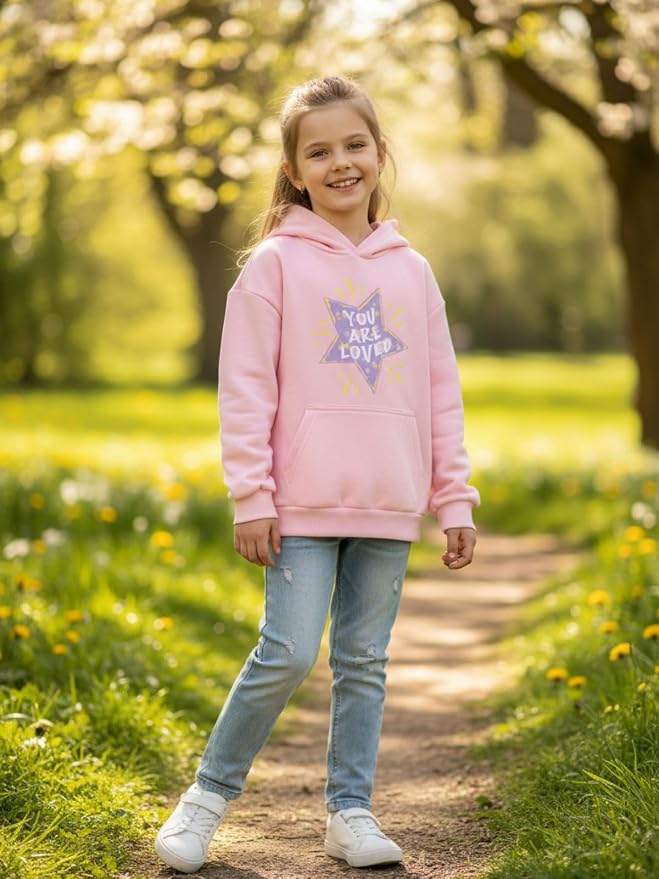 WELAKEN Sweatshirts for Girls Toddler & Kids II Little Girl's Pullover Tops - Image 3