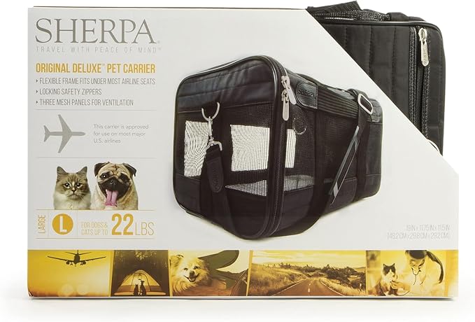 Sherpa Original Deluxe Travel Pet Carrier, Airline Approved - Image 8