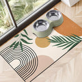 Dog Food Mats for Floors Super Absorbent, Pet Cat Food Mat by Cuslnox