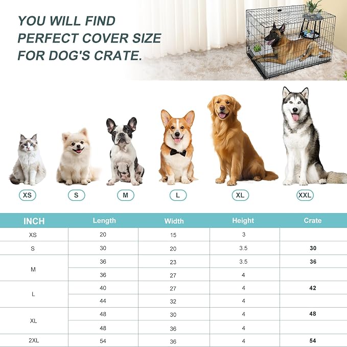 Explore Land Waterproof Dog Bed Cover Machine Washable Fluffy Dog Bed - Image 3