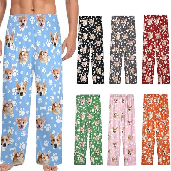 Custom Pajamas Pants with Photo by Unknown
