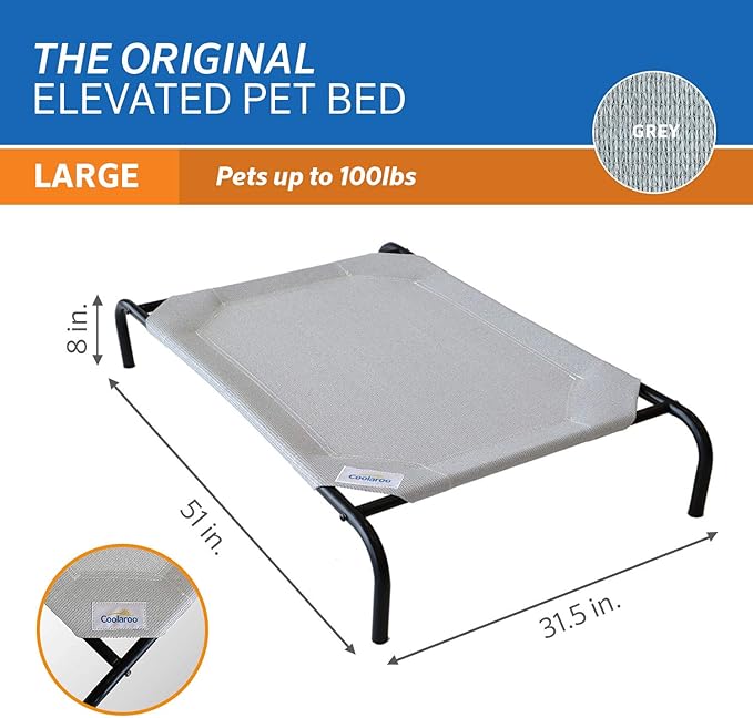 Coolaroo Original Elevated Dog Bed - Image 4