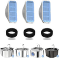 PEKTACO Cat Water Fountain Filters Replacement & Pre-Filter Sponges by PEKTACO