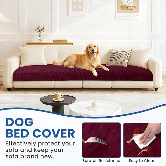 Waterproof Couch Covers for Pets, Waterproof Dog Bed Cover, Anti-Slip Soft Dog - Image 6