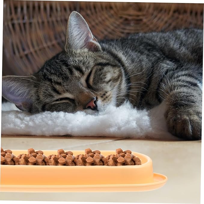 POPETPOP Household Skid Pet Bowl Portable Kitten Bowl - Image 4