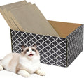 Cardboard Cat Scratcher Box by WDZZHOT