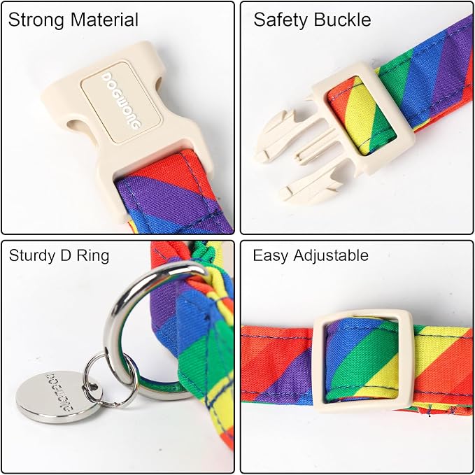 DOGWONG Rainbow Dog Collar - Image 3