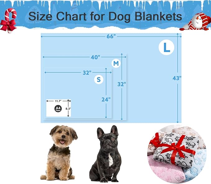 Stuffed Premium Soft Dog Couch Blanket, - Image 4
