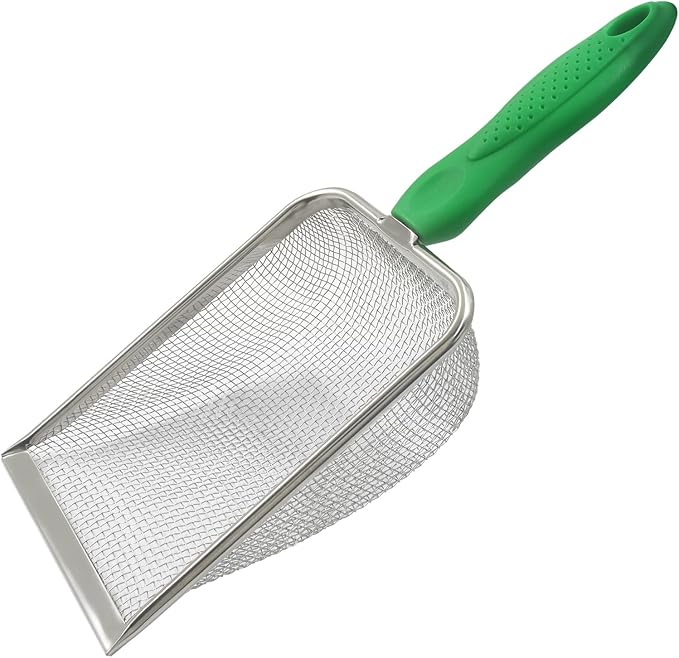 Murtenze Stainless Steel Cat Litter Scoop, Non-Stick Coated Metal Fine Sand by Murtenze