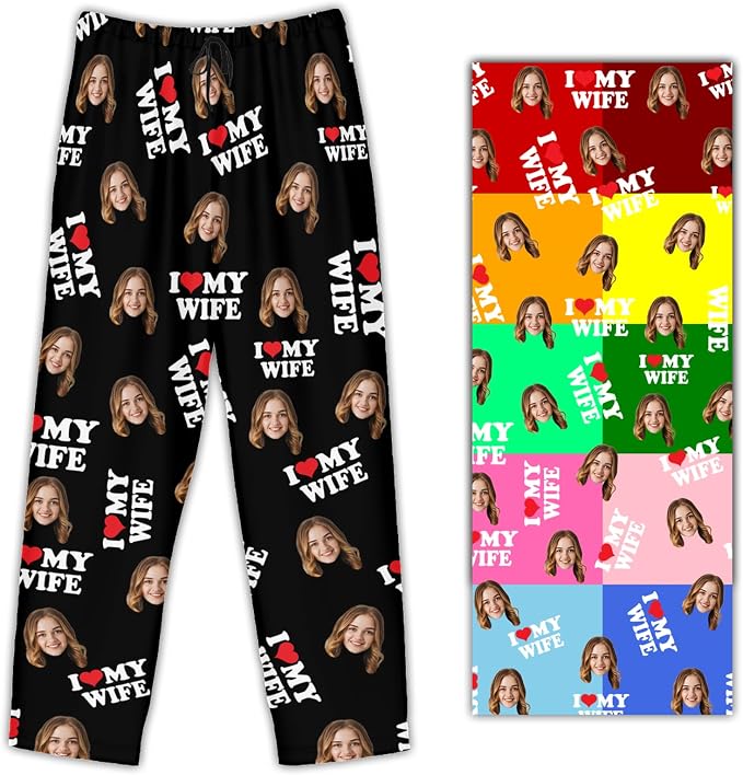 Personalized Pajama Pants For Men Women Custom Pajama Pants - Image 2