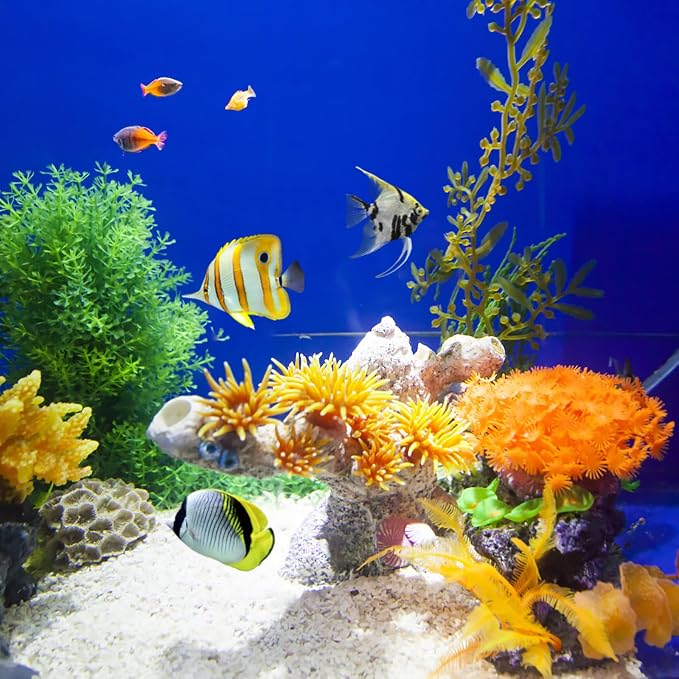Segarty Longer Aquarium Aquascaping Tools, 4 in 1 Stainless Steel Black - Image 7