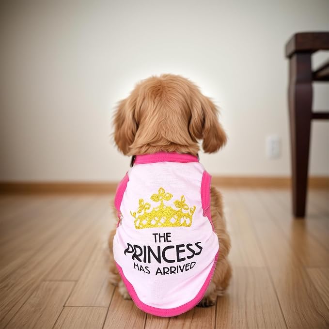 4 Pack Dog Shirts Summer Printed Puppy Clothes Cute Sleeveless Pet T Shirts Dog - Image 4