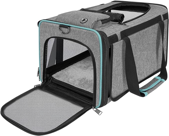 Cat Carrier American, Delta Airline Approved/Soft-Sided Pet Travel Bag by GAPZER