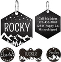 Ultra Joys Stainless Steel Personalized Dog & Cat Tags, Front & Back Engraving by UltraJoys