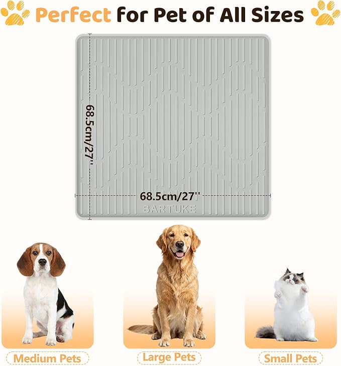 Silicone Cat & Dog Food Mat, Pet Placemat - Image 4