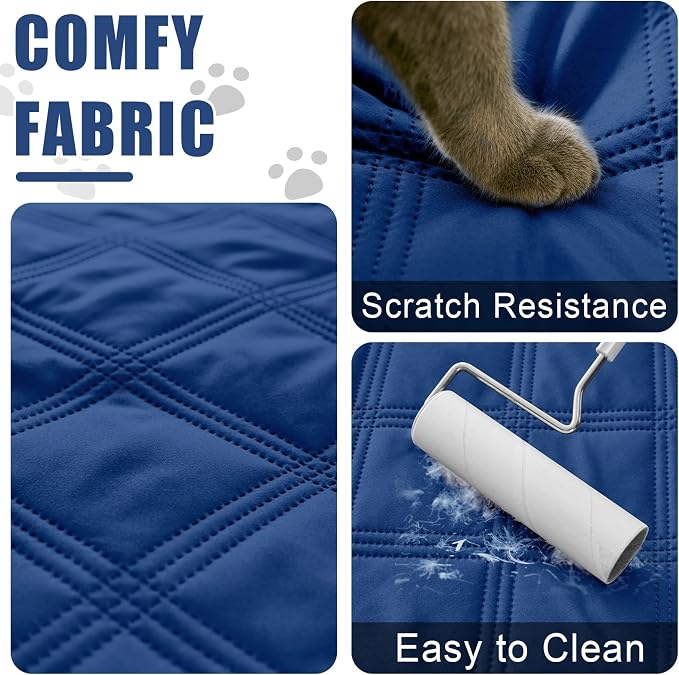 Smiry Waterproof Dog Bed Cover Blanket 82x102, Soft Reversible Pet Blanket - Image 4