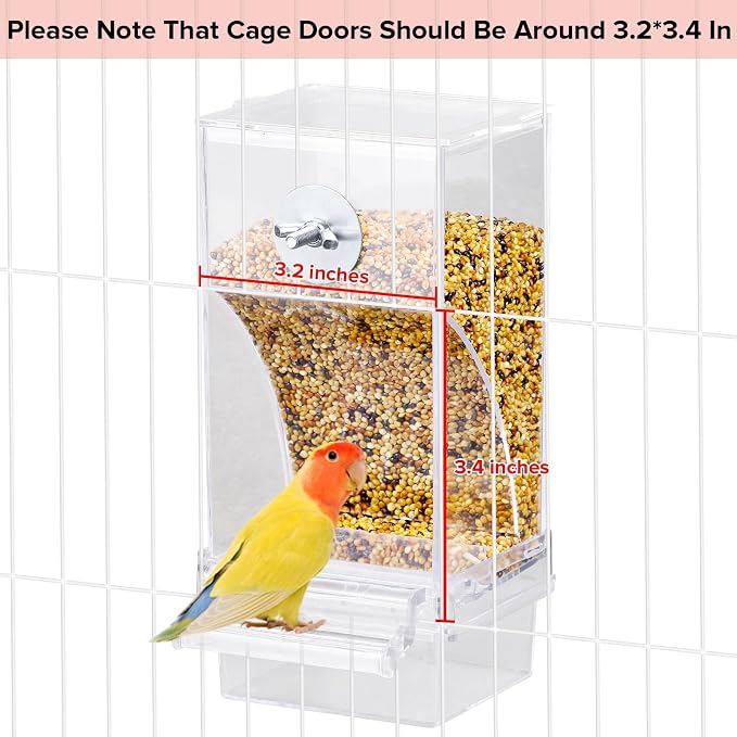 No Mess Bird Feeder Water Dispenser Set, Bird Feeder - Image 6
