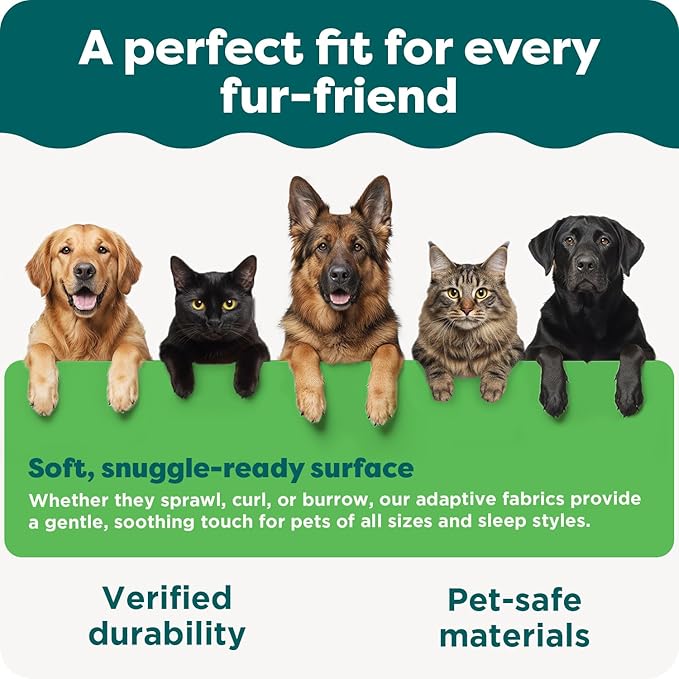 FurHaven Orthopedic Dog Bed for Large Dogs, L-Shaped Chaise Mattress, Egg Crate - Image 8