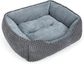 MIXJOY Dog Bed for Large Medium Small Dogs, Rectangle Washable Sleeping Puppy by MIXJOY