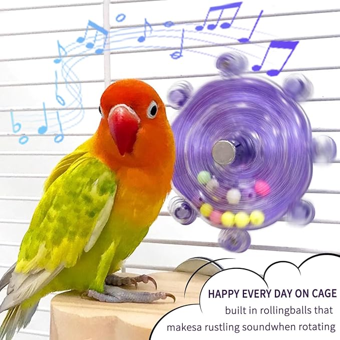 Lovebird Toys, Parakeet Toys for Conures, Small Bird Interactive Training - Image 7