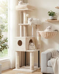 Heybly Cat Tree, 49.2 Inches Cat Tower by HEYBLY