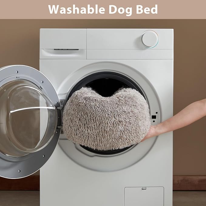 WNPETHOME Calming Dog Beds for Large Dogs, Anti-Anxiety Donut Large pet Bed - Image 6