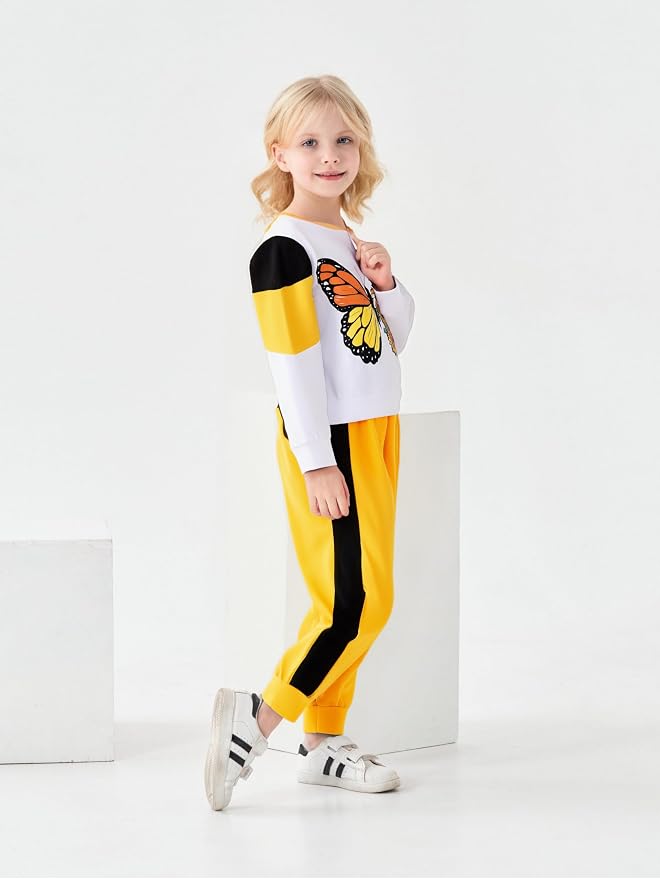 Toddler Baby Girls Clothes Long-sleeve Tie Dye Hoodie Sweatshirt Pants Hooded - Image 2