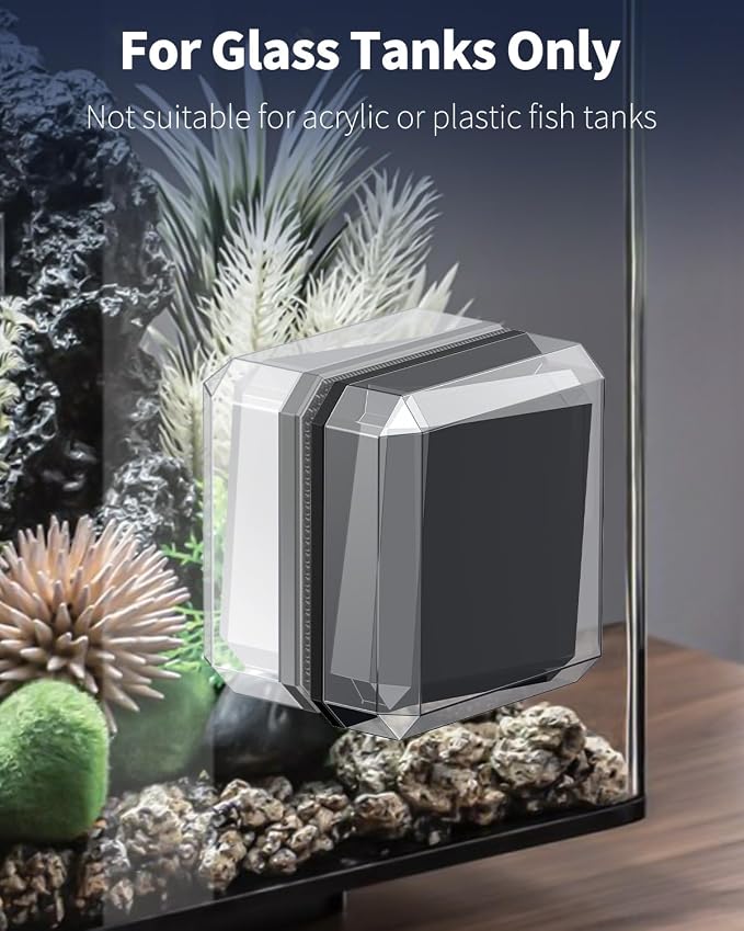 Pawfly Large Magnetic Aquarium Glass Cleaner 2 Inch Aquarium Magnetic Brush - Image 7