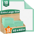 Disposable Bed Pads 40"X40" Extra Large Pee Pads by MILDPLUS