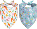 Easter Dog Bandana Small 2PCS, Colorful Scarf by Unknown