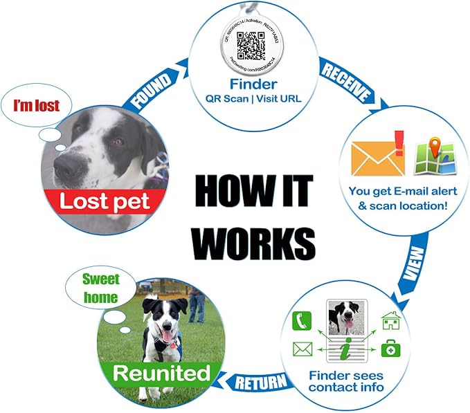 Pet Dwelling QR Code Pet ID Tag – Smart Dog & Cat ID Tags - Image 2