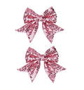 3-inch Sequined Bow Hair Clips For Baby Girls, Kids and Young Women Birthday by Koolgil