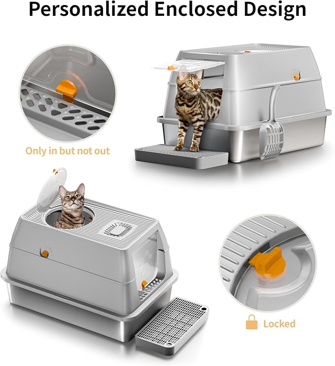 Stainless Steel Cat Litter Box - Image 5