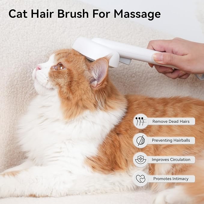 Aumuca Cat Brush for Shedding, Cat Brushes for Indoor Cats, Cat Brush for Long - Image 6