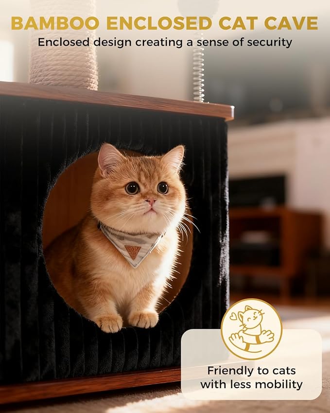 Modern Cat Tree for Indoor Cats, Nordic Loft Style, Cat Tower for Kitten - Image 3