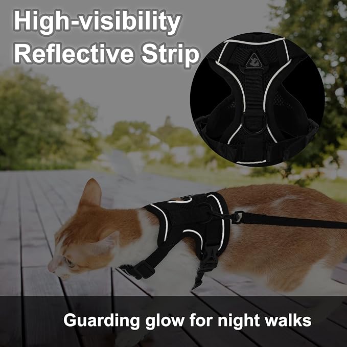 Cat Harness and Leash, Reflective Cat Harness Escape Proof - Image 6