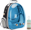Bird Traval Carrier Cage, Polarized Tinted Blue Space Capsule Astronaut by halinfer