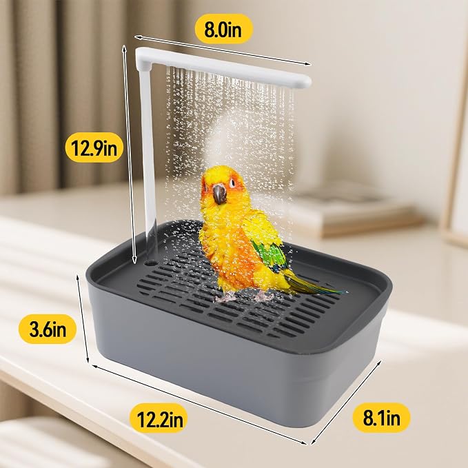 Automatic Parakeet Bath, Parrot Shower Fountain - Image 7