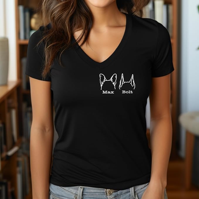 Custom Dog Mom Shirt for Women Pet Ears Sweatshirt - Image 4