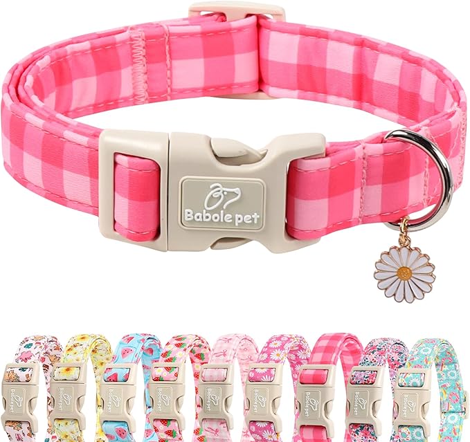 Girl Dog Collar for Giant Large Dogs by Babolepet