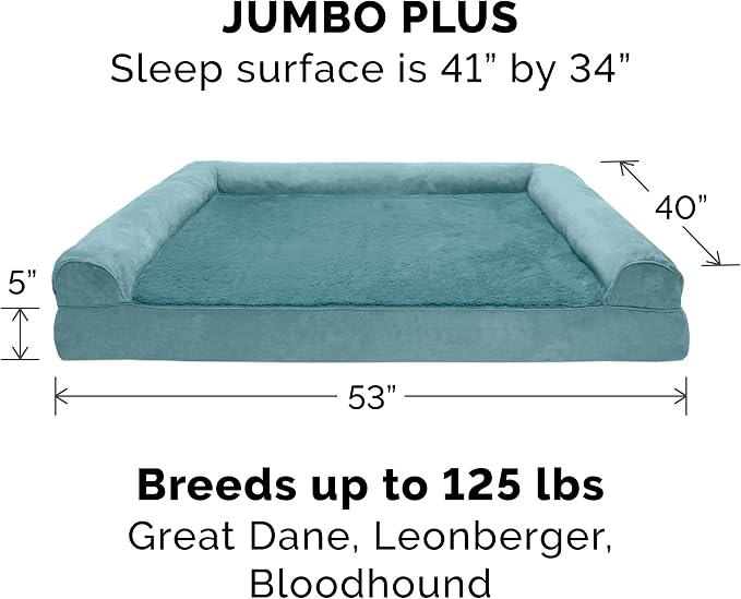 Furhaven Orthopedic Dog Bed for Large Dogs w/ Removable Bolsters & Washable - Image 2